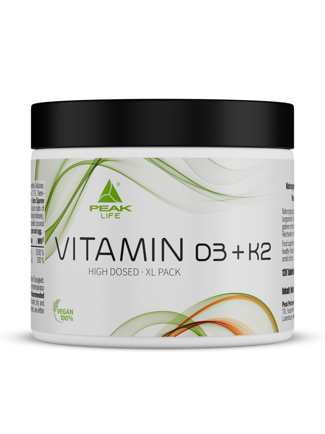 Vitamin D3 + K2 - 120 Tabletten
